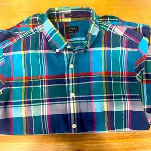 J. Crew Factory Long Sleeve Button Up Shirt (Slim)